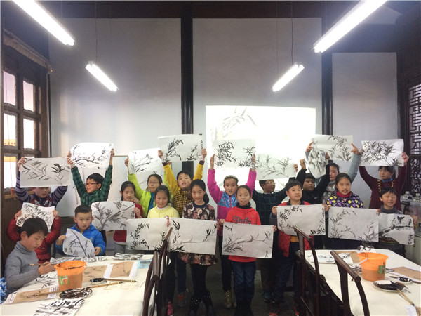 苏州博物馆举办“庭院深深描竹影”活动